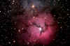 Trifid Nebula imaged on JMI NGT18 telescope by Mark Williams