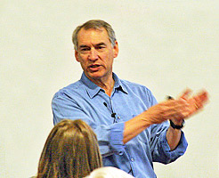 Bob Lecturing