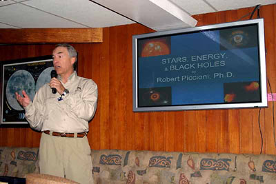 Dr Robert Piccioni, Lindblad cruise, National Geographic expedition, Cal Tech, Harvard, Pepperdine University, Guide to the Cosmos lecturer